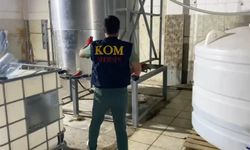 "MERSİN’DE ALKOL İMALATHANESİNE BASKIN; TONLARCA ETİL ALKOL ELE GEÇİRİLDİ!"