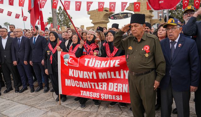 TARSUS’TA ÇANAKKALE ZAFERİ'NİN 110. YILINDA ANLAMLI TÖREN