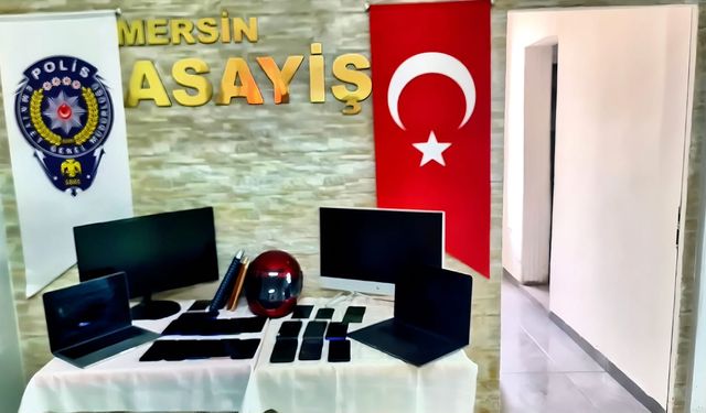 Mersin'de suç örgütüne operasyon; 9 gözaltı