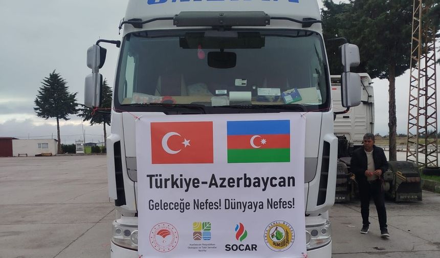 Can Azerbaycan'a Fidanlar Türkiye’den
