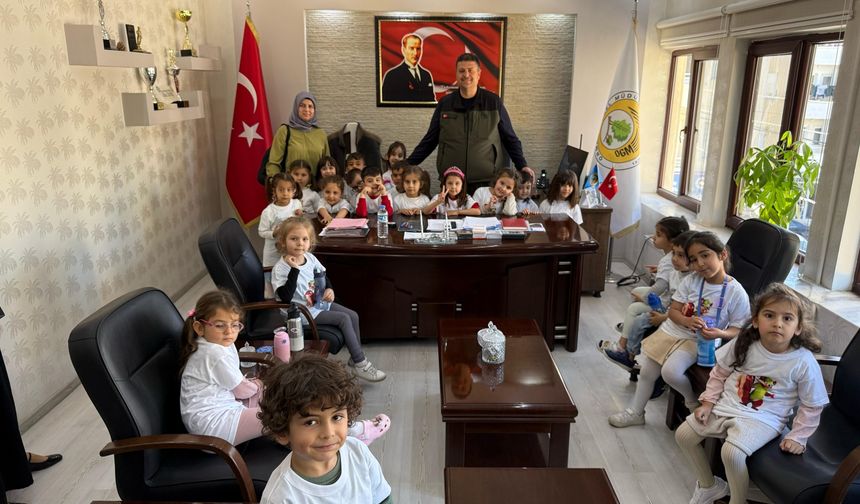 Mut Orman İşletme Müdürlüğü'ne Miniklerden Anlamlı Ziyaret