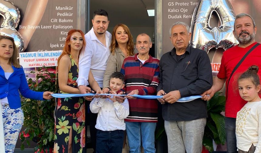 Mersin Halk Eğitim Merkezi Mezunu Girişimci Güzellik Salonunu Açtı
